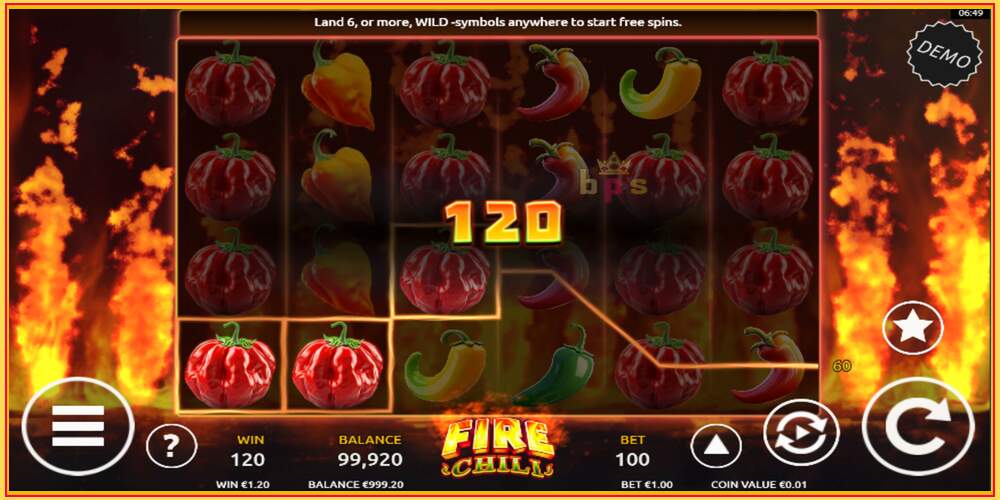 Игровой слот Fire Chili