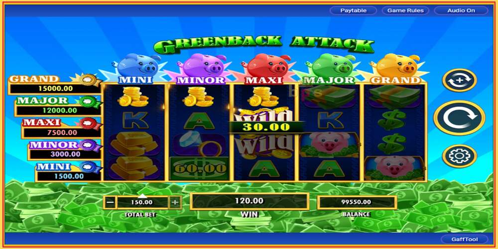 Игровой слот Greenback Attack