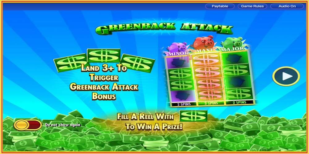 Игровой слот Greenback Attack