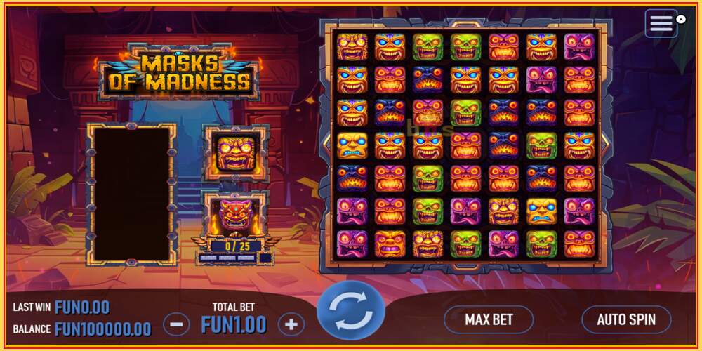 Slot permainan Masks of Madness