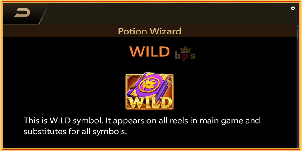 Khe trò chơi Potion Wizard