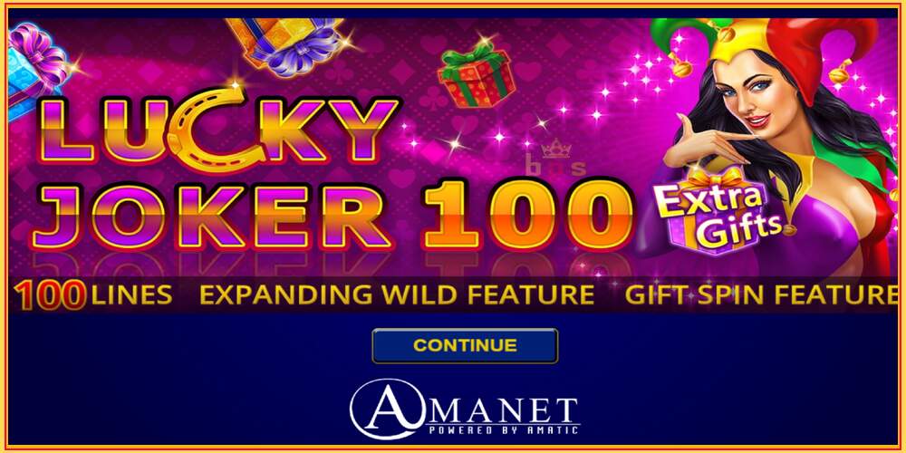 Слот за игра Lucky Joker 100 Extra Gifts