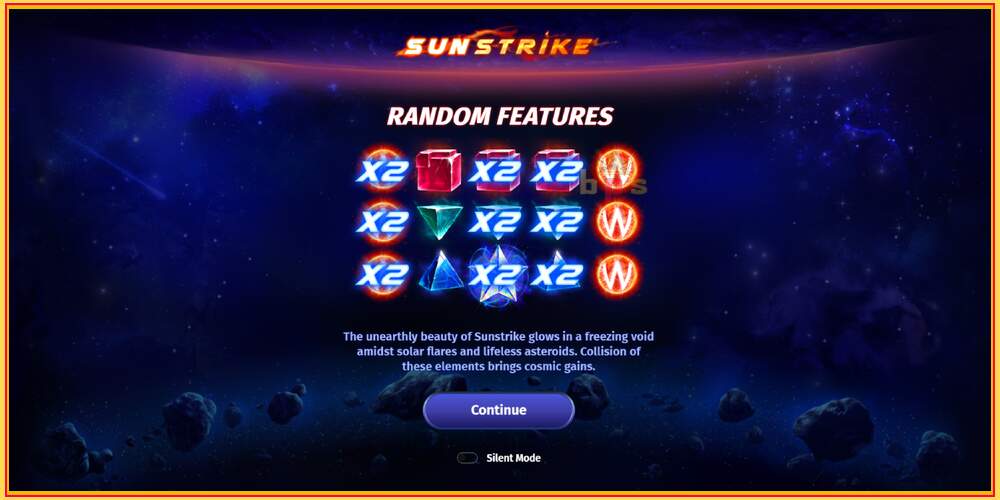 Oyun yuvası Sun Strike