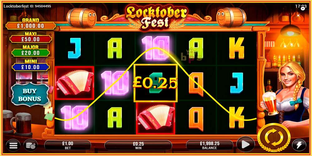 Игровой слот Locktoberfest