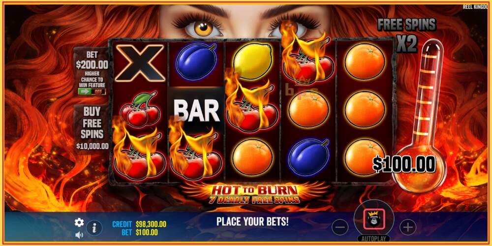 गेम स्लॉट Hot to Burn - 7 Deadly Free Spins