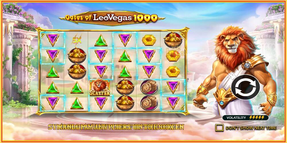 Игровой слот Gates of LeoVegas 1000