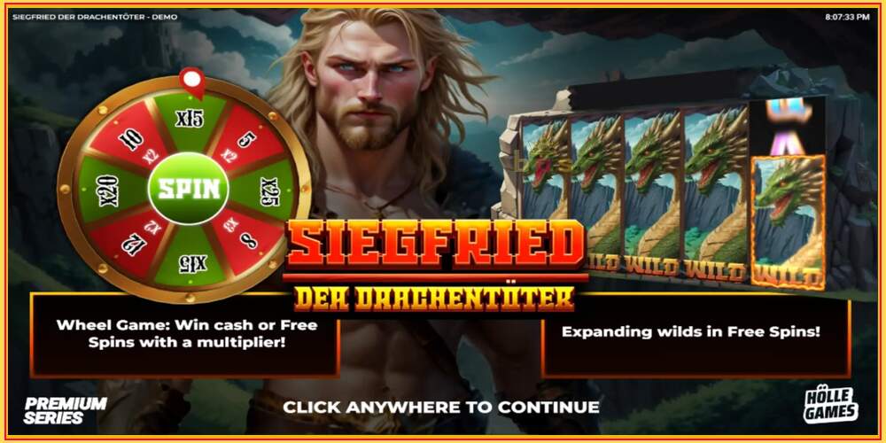 Игровой слот Siegfried der Drachentoter