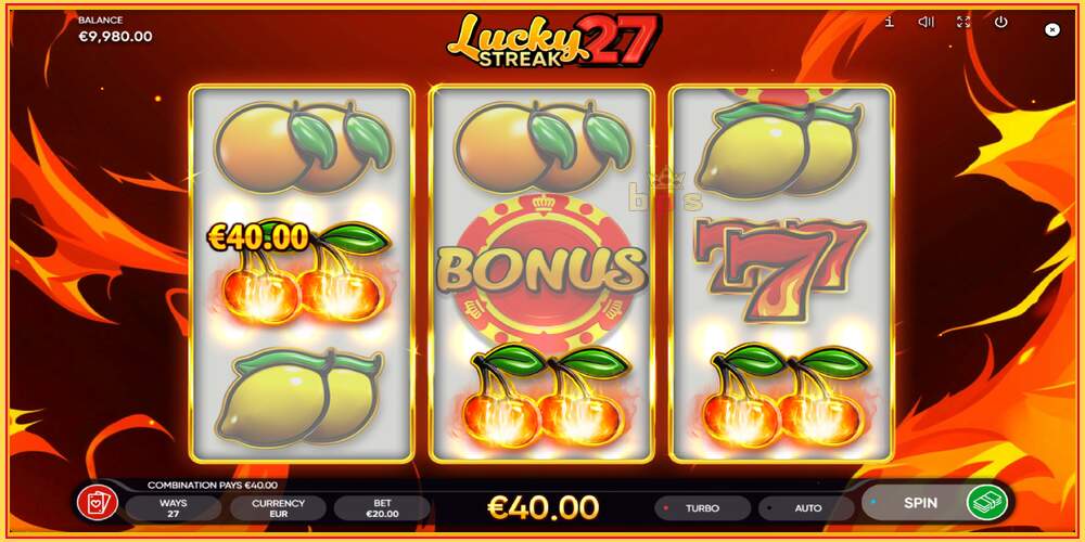 Oyun yuvası Lucky Streak 27