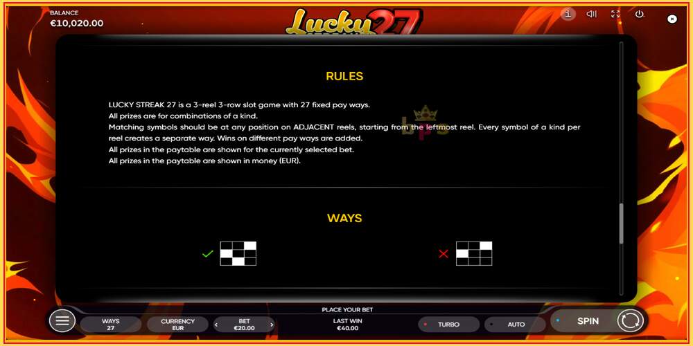 Oyun yuvası Lucky Streak 27