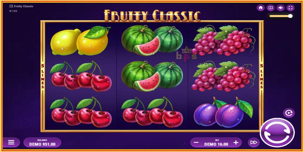 Spelslot Fruity Classic