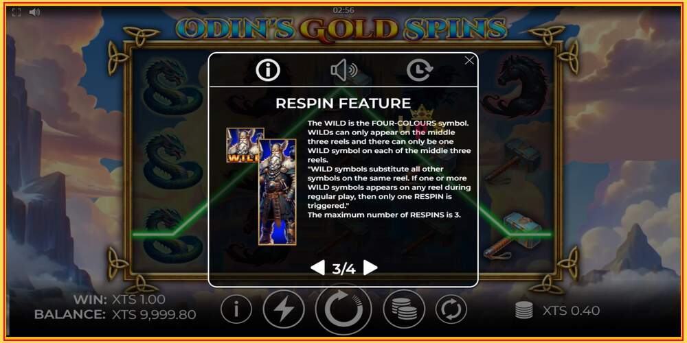 Oyun yuvası Odins Gold Spins