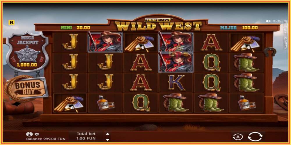 Oyun yuvası Wild West Trueways