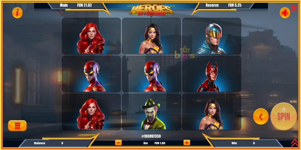 Игровой слот Heroes of Fortune