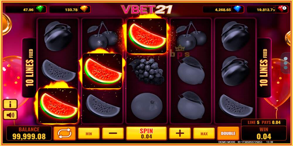 Игра слот Vbet 21