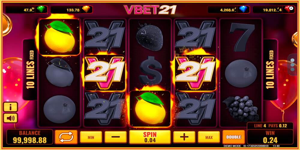 Игра слот Vbet 21