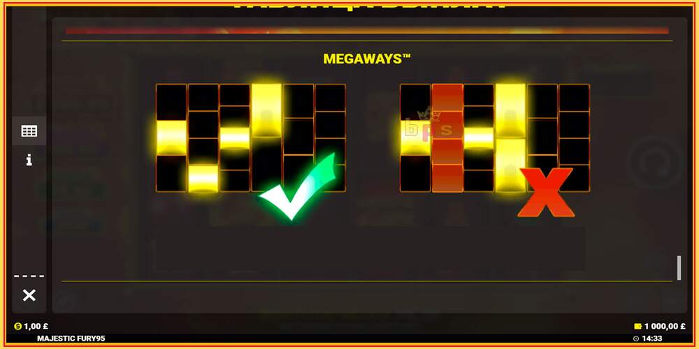 Игровой слот Majestic Fury Megaways