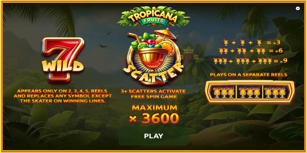 Игровой слот Tropicana Fruits