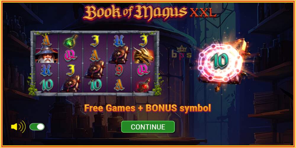 Oyun yuvası Book of Magus XXL