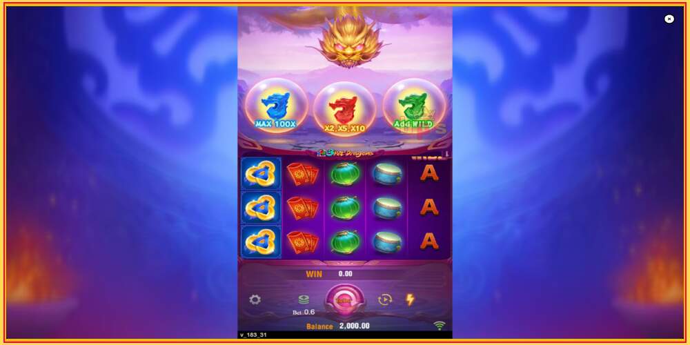 Игровой слот 3 Pot Dragons