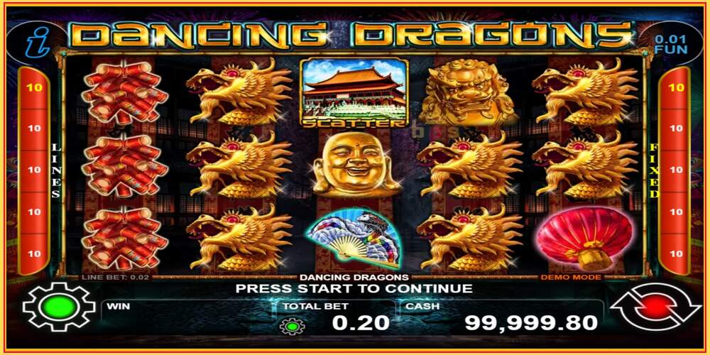 Игровой слот Dancing Dragons