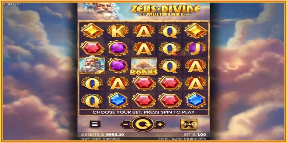 Oyun yuvası Zeus Divine Multipliers