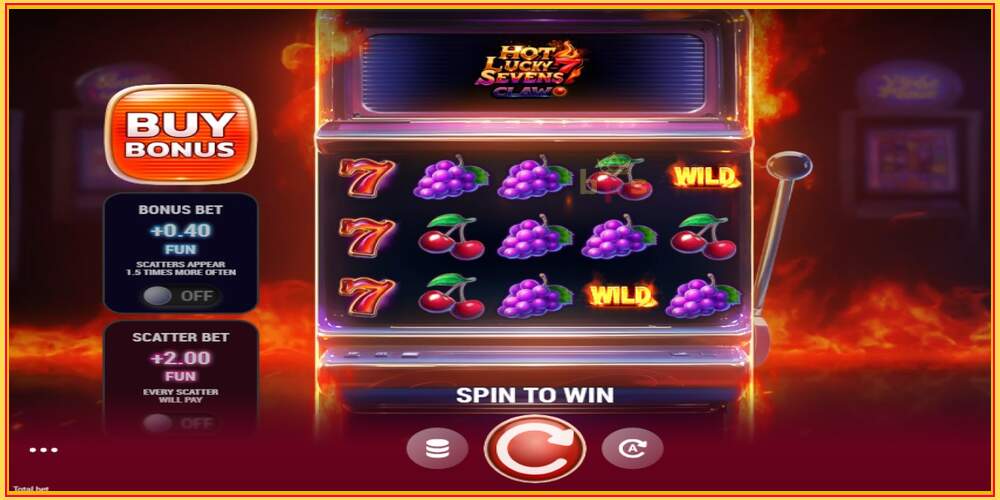 Игровой слот Hot Lucky Sevens Claw