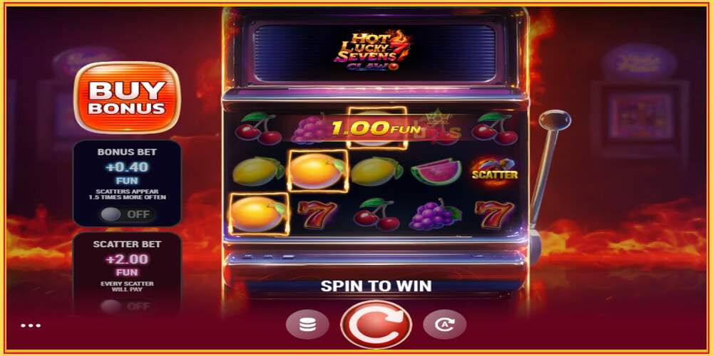 Игровой слот Hot Lucky Sevens Claw