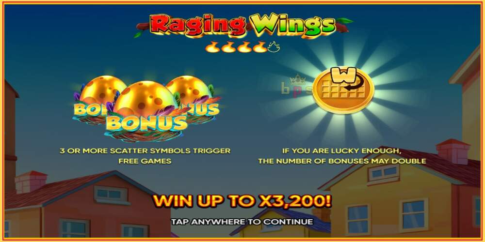 Игровой слот Raging Wings