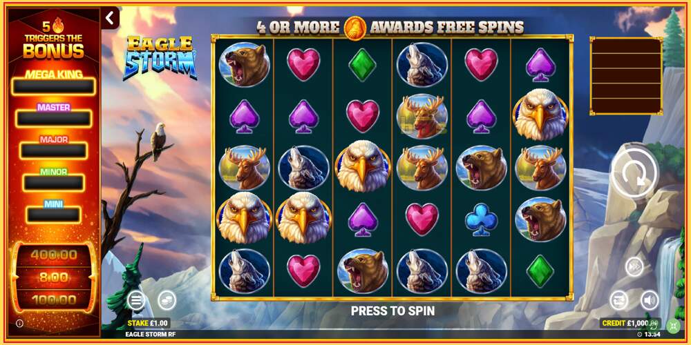 Spelslot Eagle Storm Rapid Fire Jackpots