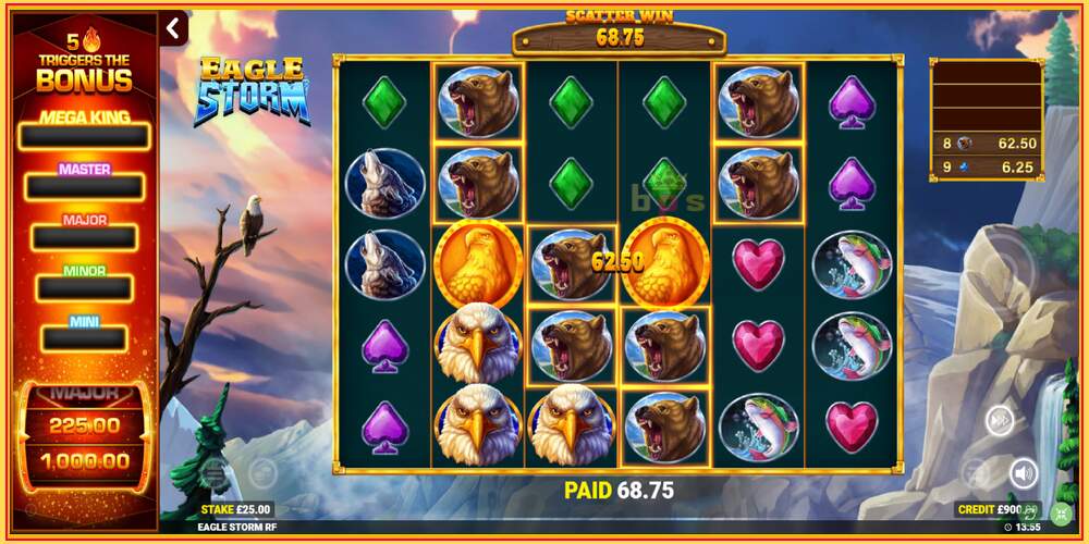 Spelslot Eagle Storm Rapid Fire Jackpots