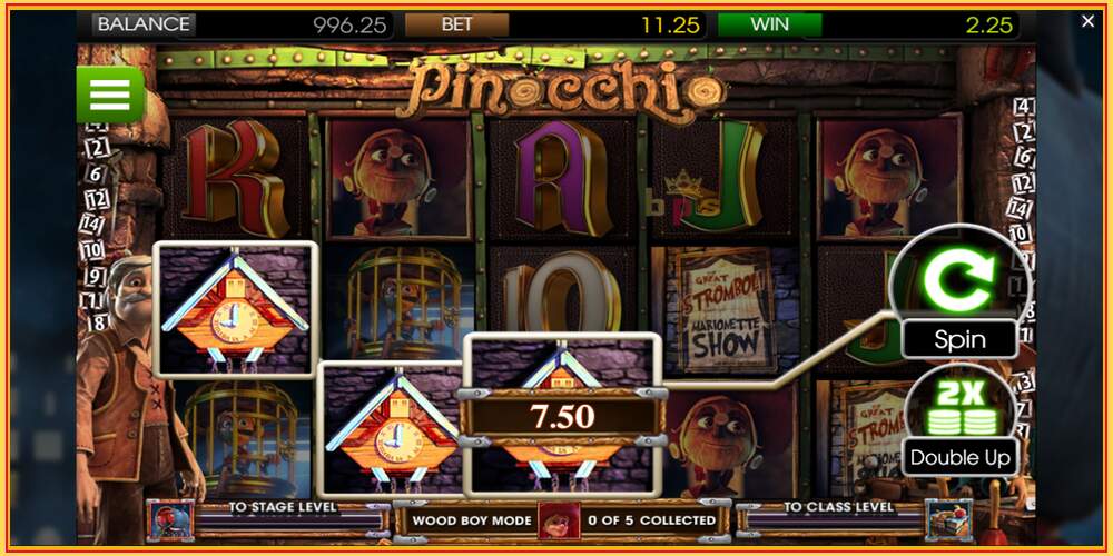 Игровой слот Pinocchio