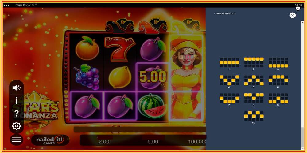 Slot permainan Stars Bonanza