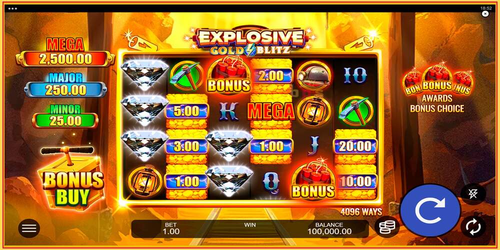 Игровой слот Explosive Gold Blitz