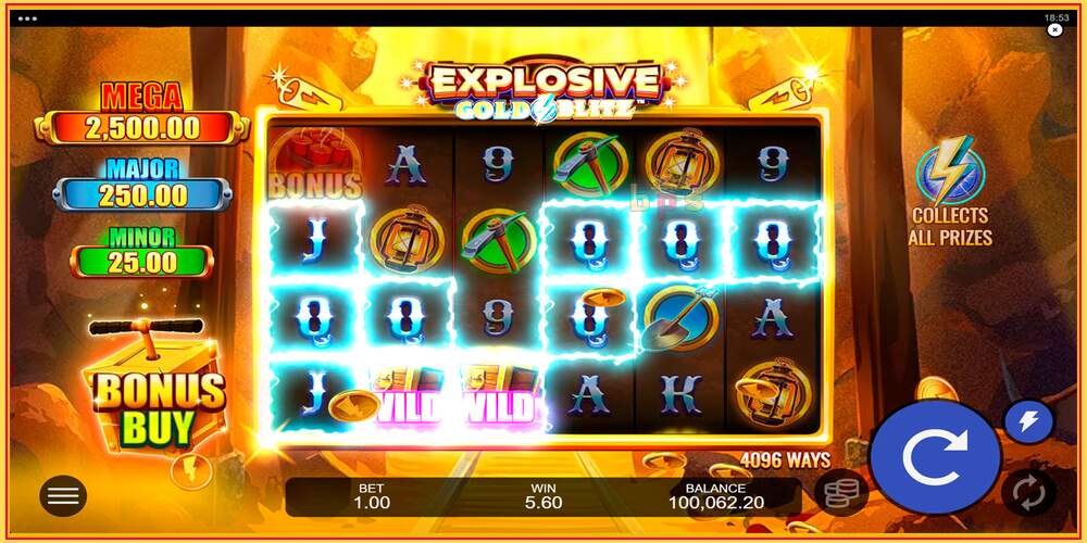 Игровой слот Explosive Gold Blitz