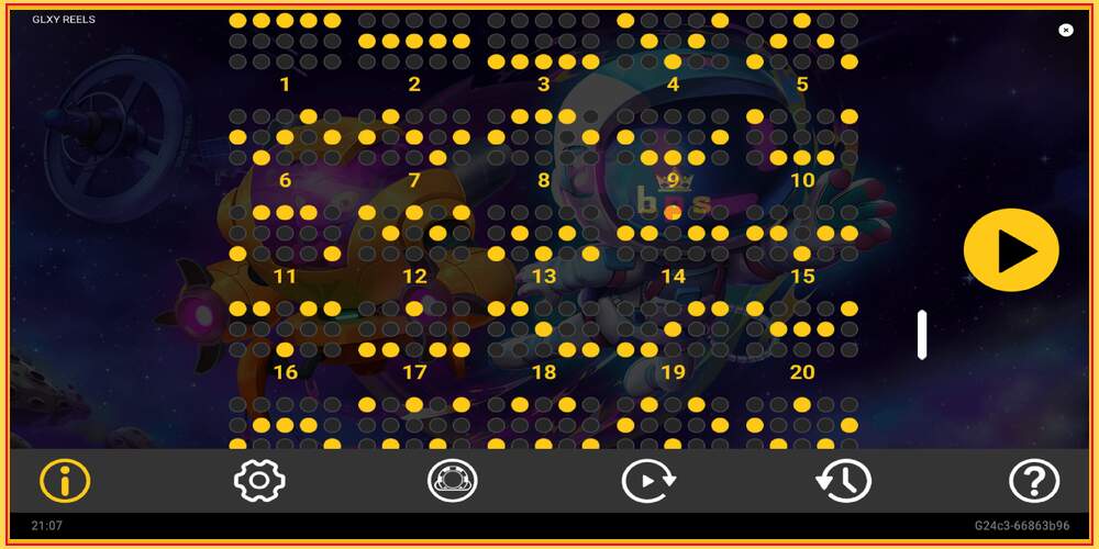 Игровой слот Glxy Reels