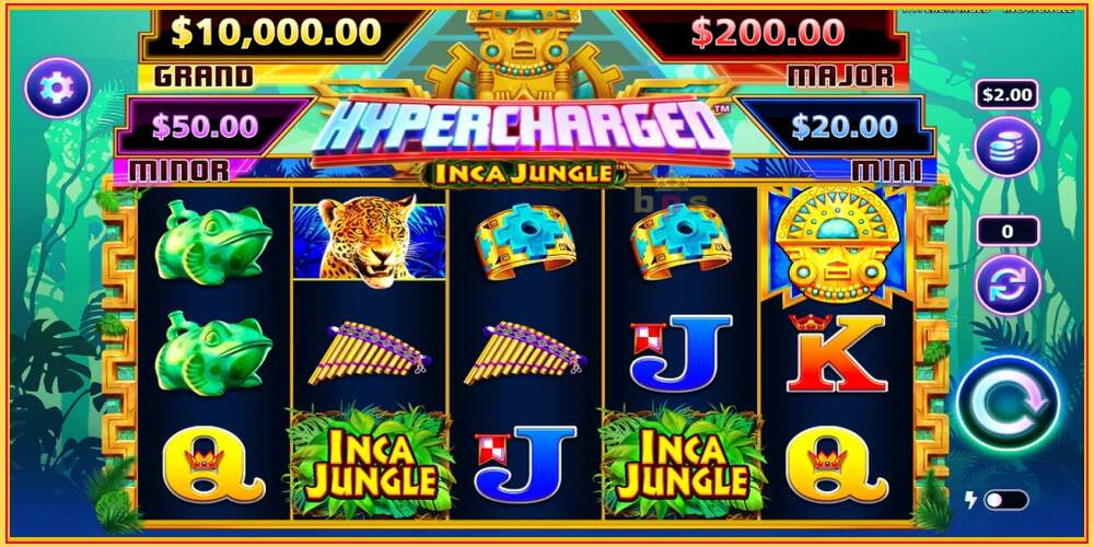 Игровой слот Hypercharged Inca Jungle