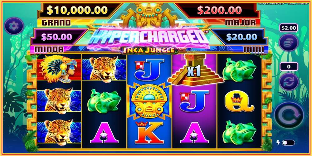 Игровой слот Hypercharged Inca Jungle