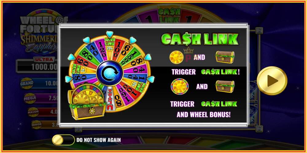 Игровой слот Wheel of Fortune Shimmering Sapphires