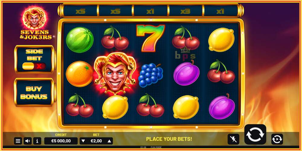 Slot permainan Sevens & Jok3rs