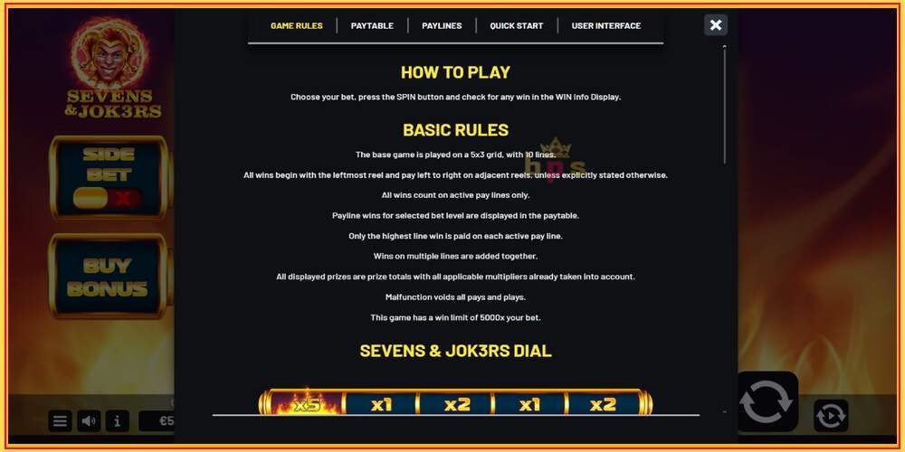 Slot permainan Sevens & Jok3rs