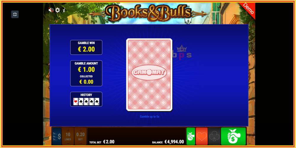 Игровой слот Books Bulls