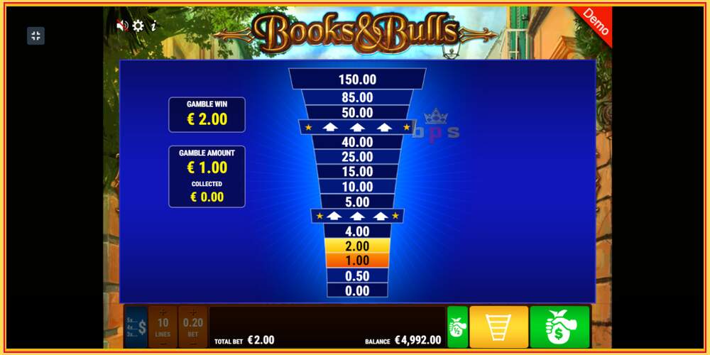 Игровой слот Books Bulls