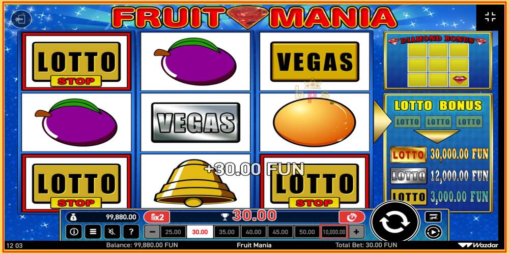 Игровой слот Fruit Mania