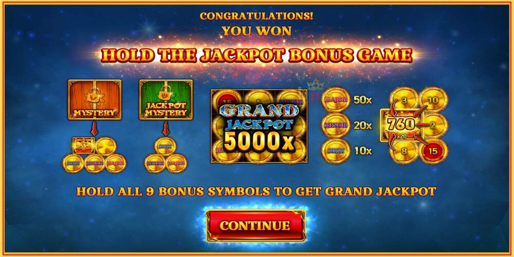 Игровой слот 9 Coins Grand Diamond Edition Halloween Jackpots