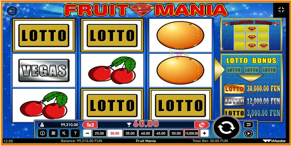 Игровой слот Fruit Mania