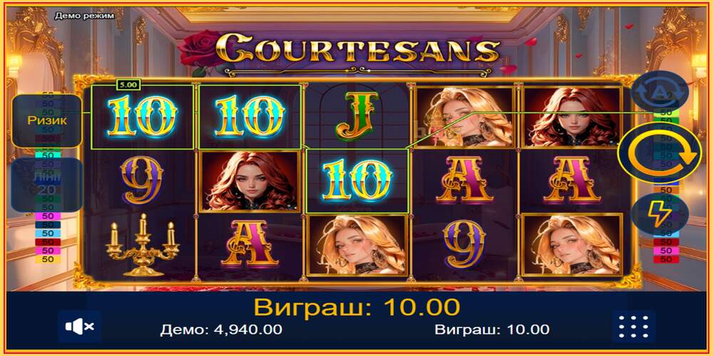 Игровой слот Courtesans