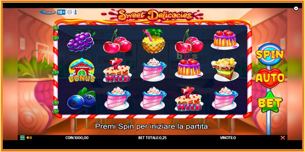 Игровой слот Sweet Delicacies