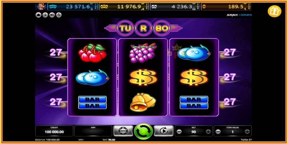 Spelslot Turbo 27