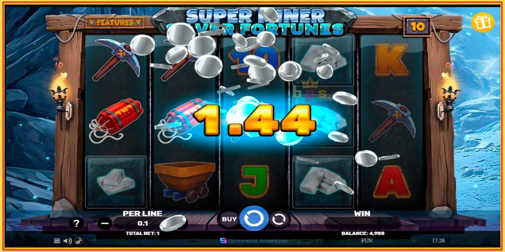 Игровой слот Super Miner Silver Fortunes