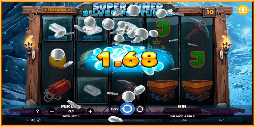 Игровой слот Super Miner Silver Fortunes